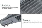 Led Street Light Outdoor IP65 Waterproof High Efficiency 20000mAh Cells