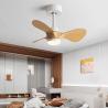 Buy cheap 20 Inch Small Ceiling Fan Light American Retro Silent Electric Fan Pendant Light from wholesalers