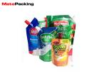 High Barrier Plastic Beverage Pouches , Stand Up Spout Kids Drink Pouches