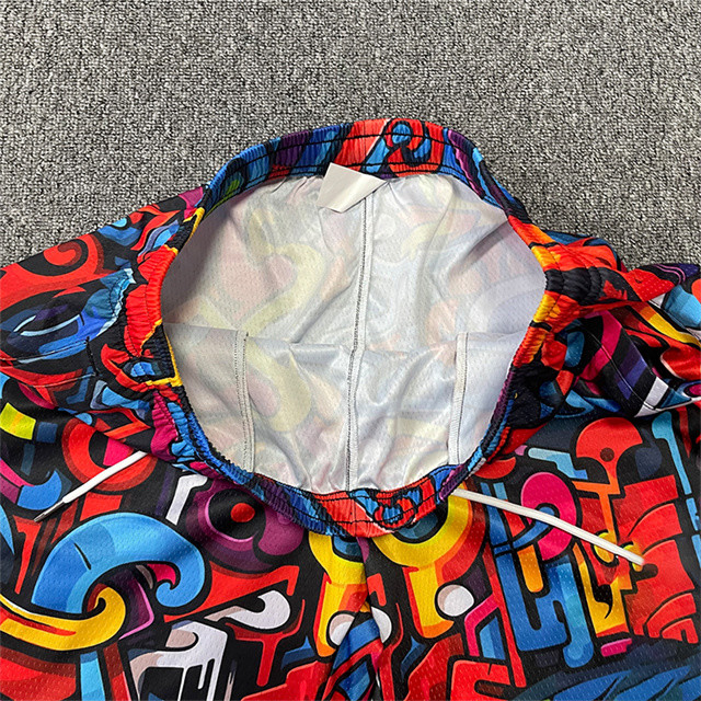 Wholesale Men Cotton Streetwear Shorts Custom Sublimation Mesh Shorts