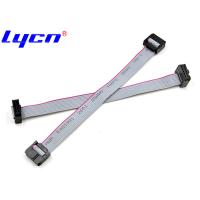 Buy cheap 28AWG Flat Ribbon Data Cable 1.27mm Pitch UL2651 FC-10P Connector product