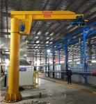 2 Ton Free Standing Jib Crane 270 Degree Electric Slewing Arm Span 4.5-6m
