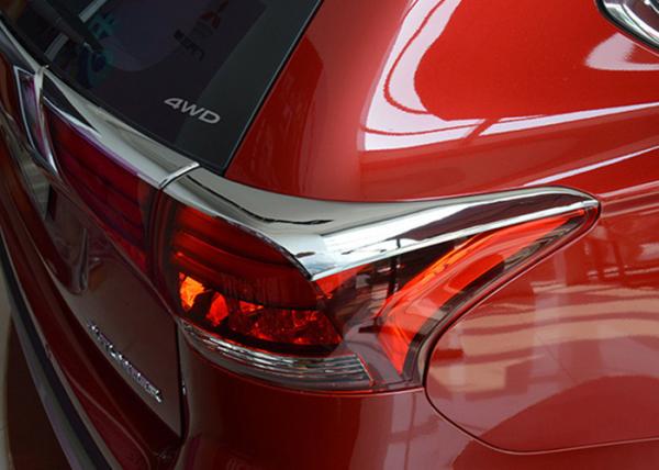 Buy cheap Plastic Car Headlight Covers , MITSUBISHI New Outlander 2016 2017 Chromed Decoration Parts Tail lamp Garnish from wholesalers