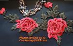 handmade hook needle crochet diy accessories three-dimensional flower