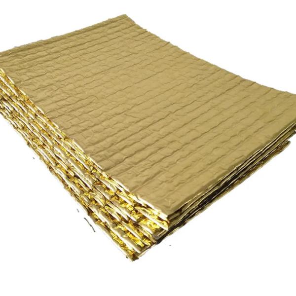 Buy cheap Gold Lightweight Aluminum Foil Bubble Heat Insulation 4-30mm from wholesalers