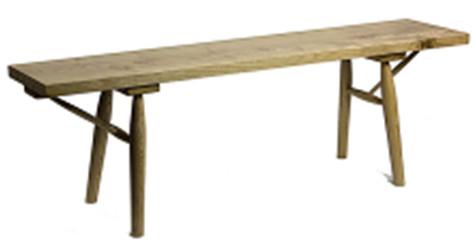 Buy cheap America style 3 seater solid wood bench furniture from wholesalers