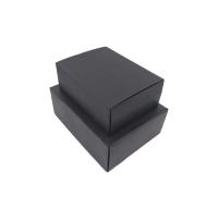 Buy cheap Natural Kraft Paper Black Cardboard Shipping Boxes With Tray For Gift product
