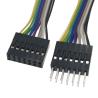 Buy cheap Dupont Male To Female Rainbow Miniature Flat Ribbon Jumper Wire Harness Connector from wholesalers