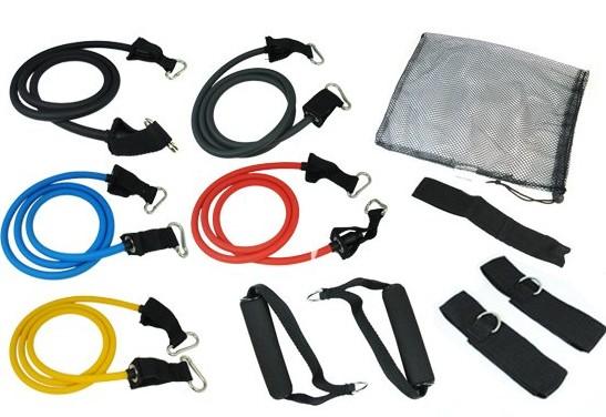 Buy cheap Fitness Latex Resistance Tubings Set/ Resistance Bands Set from wholesalers