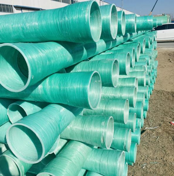 Fiberglass Glass Fiber Reinforced Frp Plastics Mortar Pipes Grp Pipe Sand Pipe