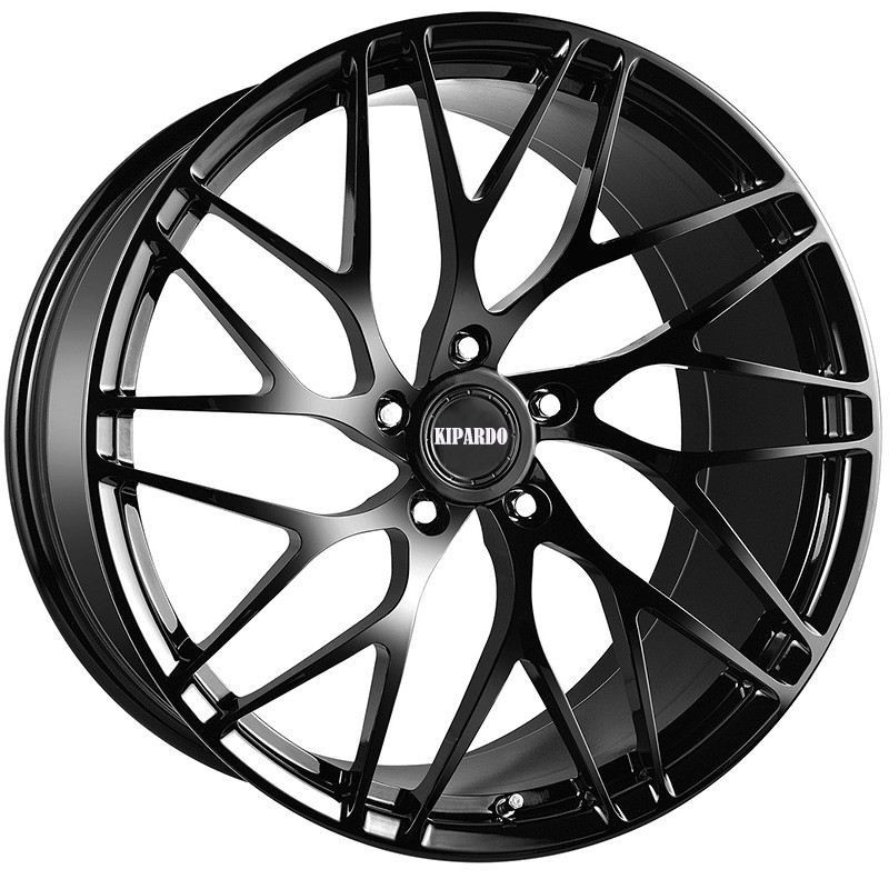 Brushed Black 2 Piece Forged Wheels For Racing
