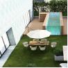 Buy cheap Modern Above Ground Rectangle Acrylic Panel Prefab Outdoor Swimming Pool for Family from wholesalers