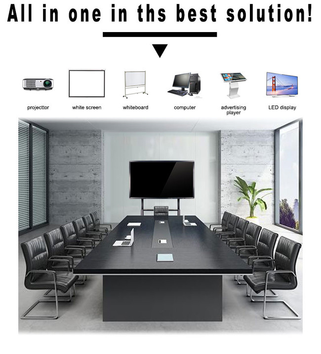 256G 512G Conference Interactive Flat Panel 86 Inch Touch Screen