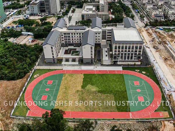 Buy cheap Prefabricated Running Track With 157.6% Elongation from wholesalers