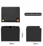 Plastic Rechargeable LiFePO4 Battery 12V 40AH For Electric Vehicles Solar System