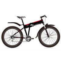 Buy cheap 0.25KW Full Suspension Folding Electric Bike , Electric Mountain Bike For Adults product