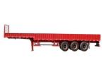 Transport BPW Side Wall Semi Trailer 50000kg 3 Axle Flatbed Trailer