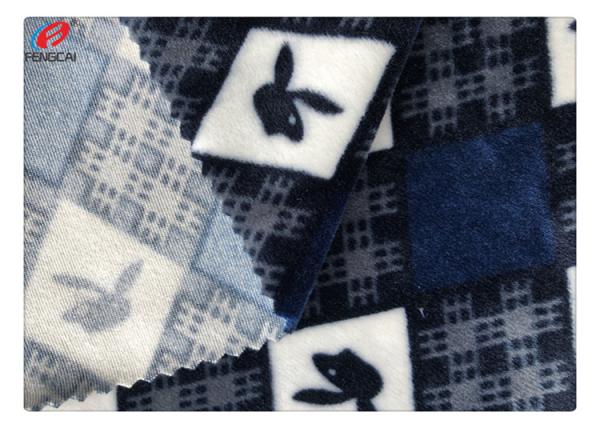 Buy cheap Digital Print 4% Spandex Velvet Fabric 75D Yarn Great Stretchy from wholesalers