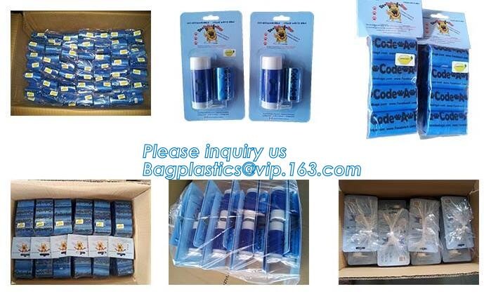 security factory sales biodegradable pet waste dog poop bag, Heavy Duty Custom Biodegradable PE Dog Poop Pet Waste Bags