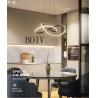 Buy cheap modern simple Nordic creative chandelier Atmospheric meal hanging Luminaire for living room, staircase and bedroom from wholesalers