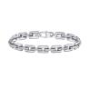 Buy cheap Men's Bracelet with Inlay Setting Technology and 316L Stainless Steel from wholesalers