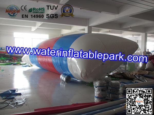 Buy cheap Summer Inflatable Water Jump Pillow Long Blob Digital Printing from wholesalers