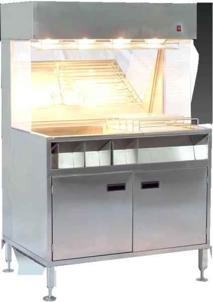 Buy cheap 60cm Width French Fries Chips Display Warmer 304SUS Material from wholesalers
