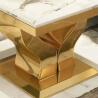 Buy cheap Customized Stainless Steel Edge Table Required Assembly Gold Finish from wholesalers