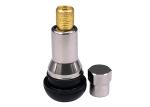Metal Tire Valve Stem TR413AC EPDM And Aluminum 100% Leak Test 4.5 Bars
