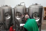 Stainless Steel Beer Fermentation Tank Conical Cooling Jacket For Brewery