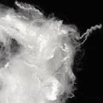 Raw White Solid Polyester Low Melt Fiber Environment Friendly For With High