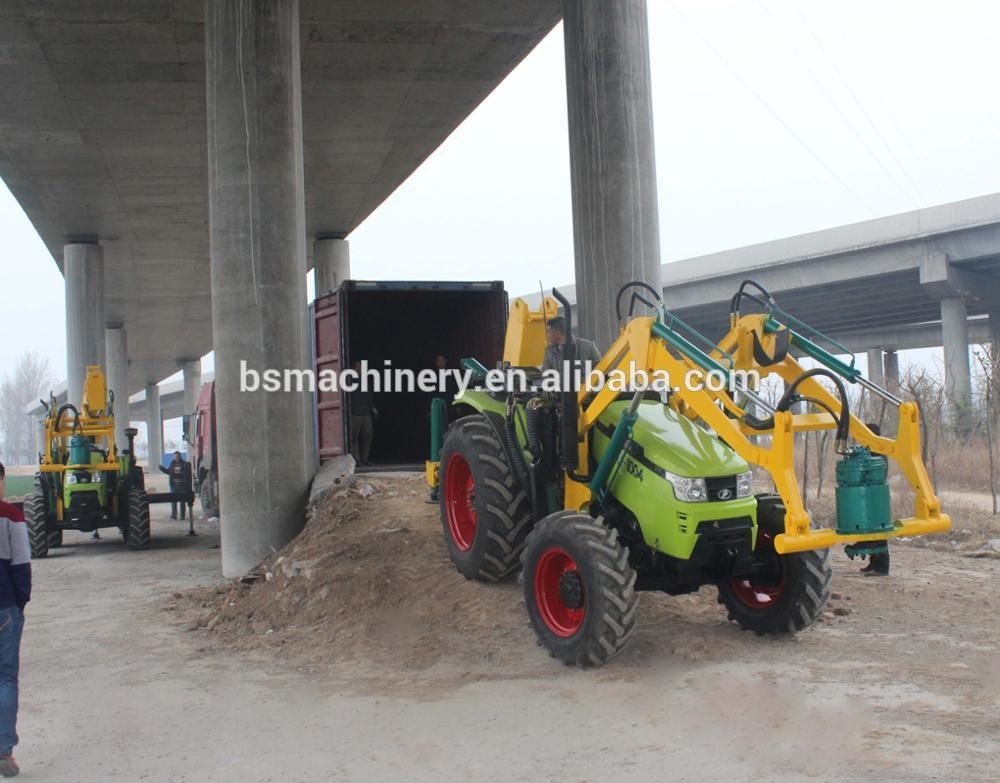 Small Tractor Ground Hole Drill Machine Hydraulic Earth Auger India