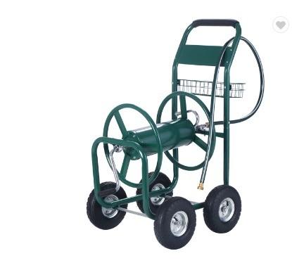 Buy cheap Specialty Stores' Bestseller Four Wheel Garden Hose Reel Cart with Metal Construction from wholesalers