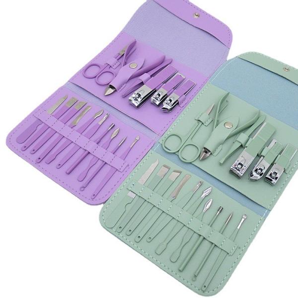 Buy cheap Manicure Set Nail Clippers Tools Household 4/12/16Pcs Stainless Steel Ear Spoon Nail Cutters Scissors Kit For Manicure Tools from wholesalers