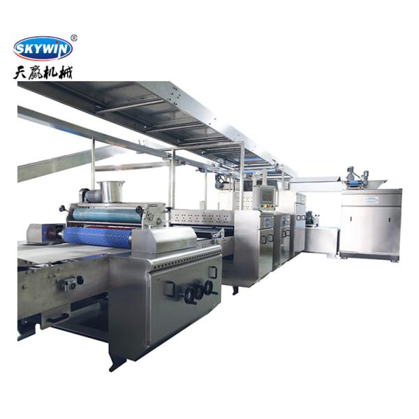 Buy cheap Width 800mm Bakery Biscuit Production Plant / Industrial Biscuit Machine 600kg/H from wholesalers