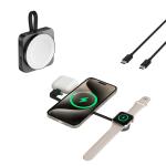 Compact Wireless 3 In One Charging Station For IPhone Watch And Headphone
