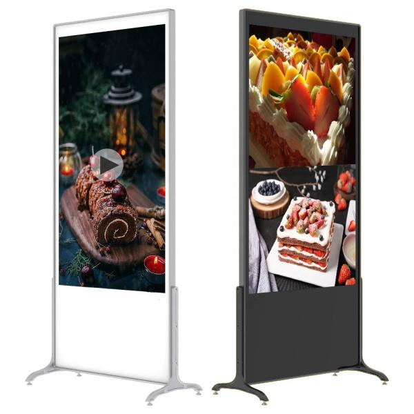 Buy cheap 55 Inch Floor Stand Digital Signage Advertising 110-240V from wholesalers