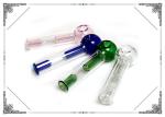 Spoon Hand Glass Smoking Pipe Heady 6.3 Inches Mixed Colors Pipes
