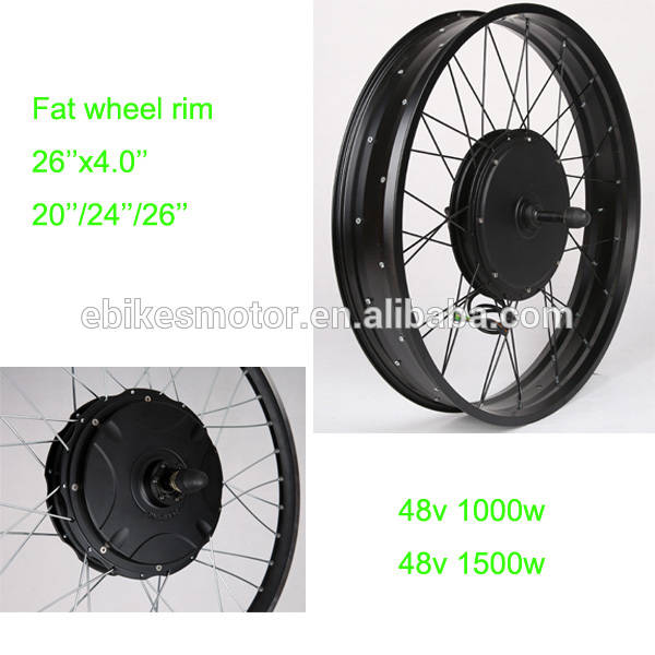 48V electric retrofit kit with 1500w electric bicycle hub motor