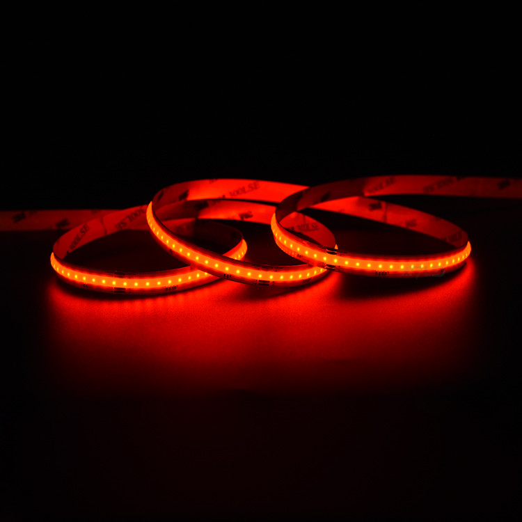 RGB COB LED Strip 24V 630LEDs/M High Density Soft Flexible COB RGB Tape LED Light