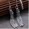 Buy cheap Trendy Retro Women Jewelry Thai 925 Silver Tassels Danlge Earrings(058026) from wholesalers