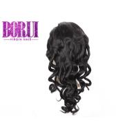 Buy cheap Brazilian Glueless Full Lace Human Wigs 250% Density Loose Wave No Shedding product