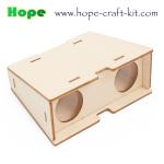 Kids Scientific DIY Toys Wooden Color Smart Graffiti Doodling Robots Easy