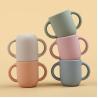 Buy cheap Organic Toddler Silicone Training Cup 11*6*8cm Unbreakable Silicone Drinking Cups from wholesalers