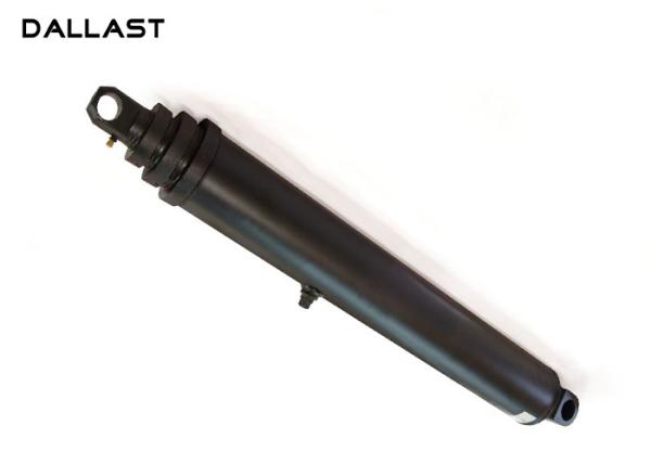 Buy cheap Multistage Telescopic Hydraulic Ram Single Acting Telescopic Trunion Pin Eye Hydraulic Cylinder from wholesalers