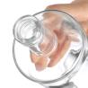 Buy cheap 500ml Custom Design Glass Bourbon Whiskey Bottle with Aluminum Plastic PP Collar Cap from wholesalers