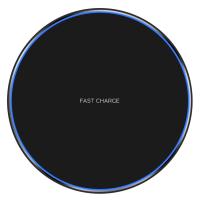 Buy cheap 15W 10W Qi Wireless Charger Pad 100mm LED Light Fast Charging Wireless Charger product