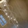 Buy cheap Manggic Large Size Spiral Long Spiral Modern Staircase Foyer Chandelier(WH-NC-22) from wholesalers