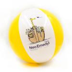 Antiwear PVC 12 Inch Inflatable Beach Ball , Ultralight Custom Printed Beach
