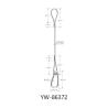 Buy cheap Lighting Fixture Security Wire Rope Sling with 5.8*60mm Snap Hooks YW86372 from wholesalers